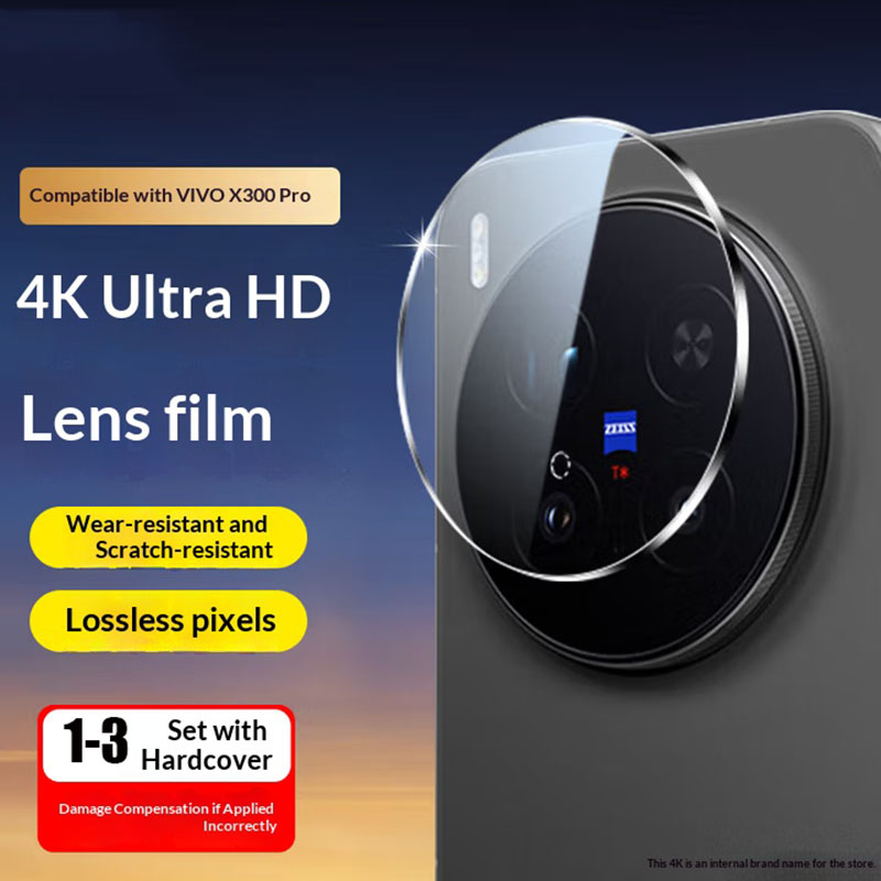 Photography Kit Vivo X300 Pro - ฟิล์มกระจกนิรภัยแบบเต็มเลนส์กล้องหลัง 3 มิติ สำหรับ vivo X300