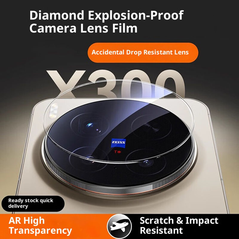 Photography Kit Vivo X300 Pro - 3-1 ชิ้น 9H ฟิล์มกระจกนิรภัยป้องกันเลนส์กล้องสำหรับ vivo X300