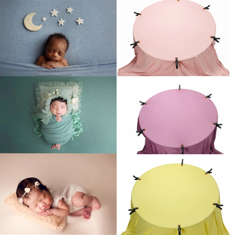 Photography Composition - 150X170 ซม.ทารกแรกเกิดการถ่ายภาพ Props ฉากหลังห่อชุดผ้านุ่มยิงสตูดิโออุปกรณ์เสริมเด็กวางกรอบผ้าห่ม