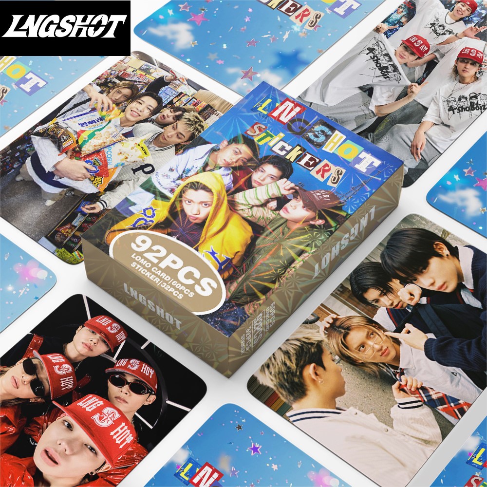 Photography Portfolio - 60+32 ชิ้น/ชุด ของสะสม KPOP LNGSHOT ใหม่,