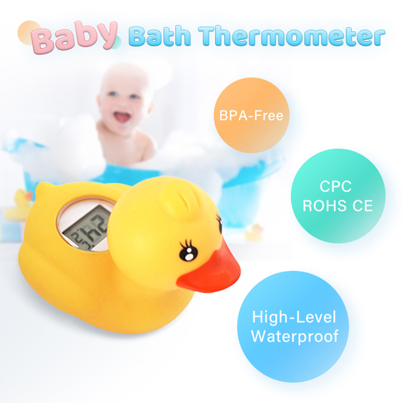 Photography Duck - 1PC ดิจิตอลเครื่องวัดอุณหภูมิอาบน้ําเด็กเป็ดกระต่าย PANDA สระว่ายน้ําลอย IP67 กันน้ําอุณหภูมิปลอดภัยของเล่นของขวัญเด็กทารกเด็ก