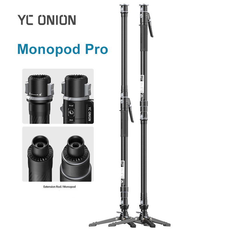 Camera Tripod Carbon - ขาตั้งกล้องแบบโมโนพอดและก้านต่อ YC Onion Pineta Pro ทำจากคาร์บอนไฟเบอร์