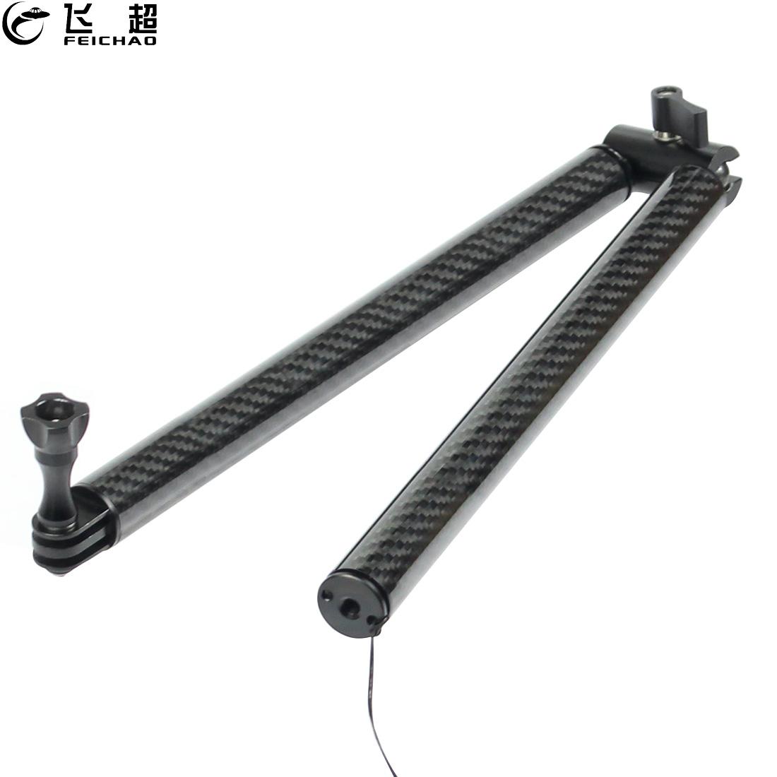 Camera Tripod Carbon - คาร์บอนไฟเบอร์ Selfie Rod ปรับ Handle Magic