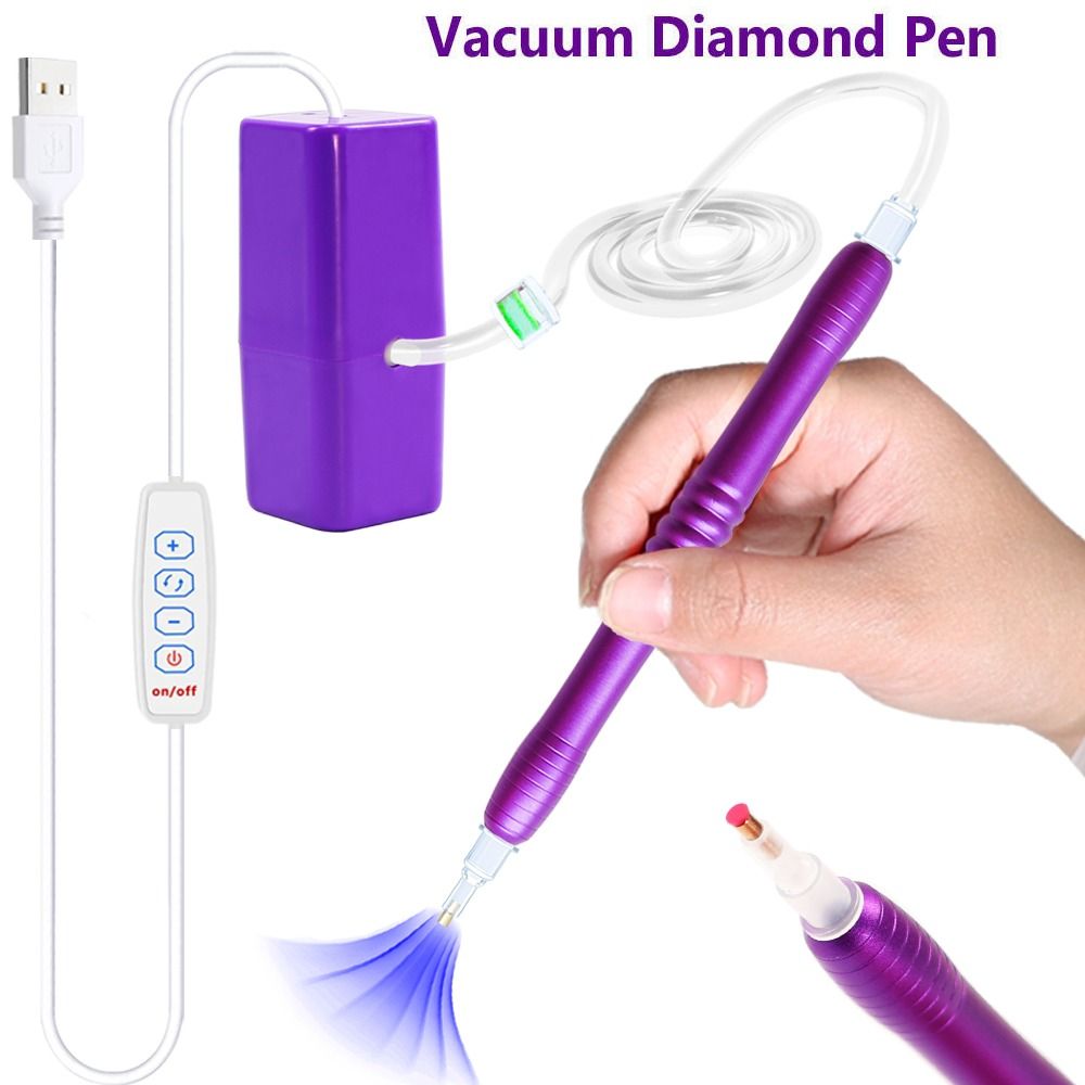 Photography Techniques - สูญญากาศไฟฟ้าเพชรภาพวาดชุดปากกา USB Powered เพชรภาพวาดอุปกรณ์ดูดสําหรับ 5D เพชรจิตรกรรมเครื่องมือ