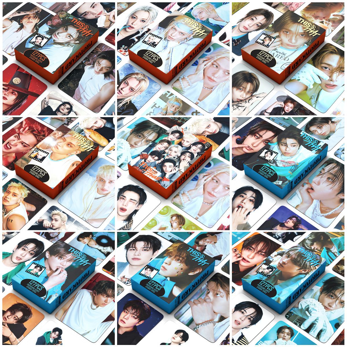 Photography Portfolio - การ์ดขนาดเล็ก 127 ชิ้นในกล่อง THIS THAT อัลบั้มใหม่