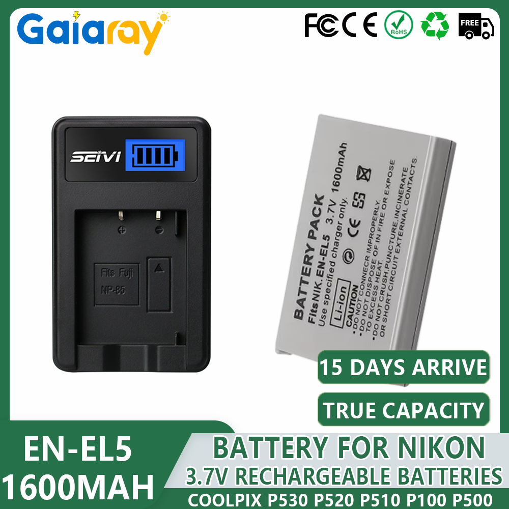 1-4 ชิ้น EN-EL5 ENEL5 แบตเตอรี - Nikon Camera D3500 บทวิจารณ์และราคา