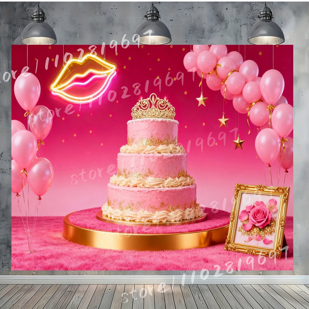 ฉากหลังถ่ายภาพวันเกิดธีมดิสโก้ - Photography Backdrop Muslin บทวิจารณ์และราคา