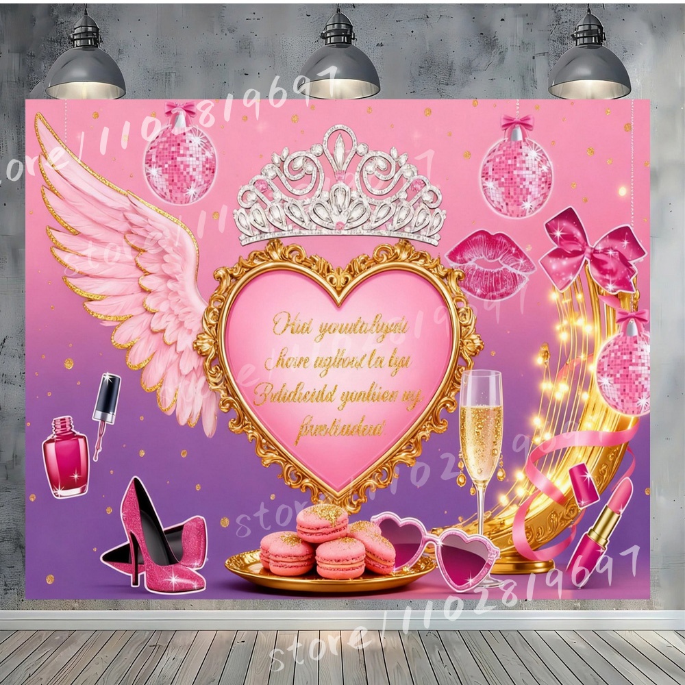 ฉากหลังถ่ายภาพวันเกิดธีมดิสโก้ - Photography Backdrop Muslin บทวิจารณ์และราคา