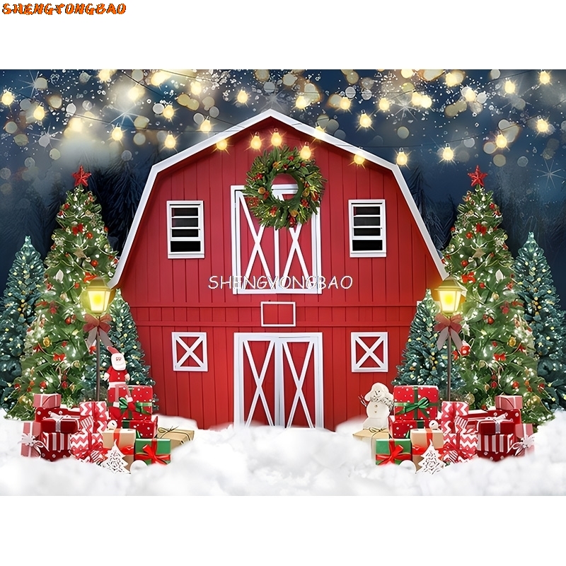 ต้นคริสต์มาสของขวัญกล่องการถ่า - Photography Backdrop Muslin บทวิจารณ์และราคา
