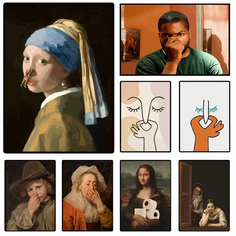 Mona Lisa ภาพใบหน้าผ้าขนหนูกระ - Photography Duck บทวิจารณ์และราคา
