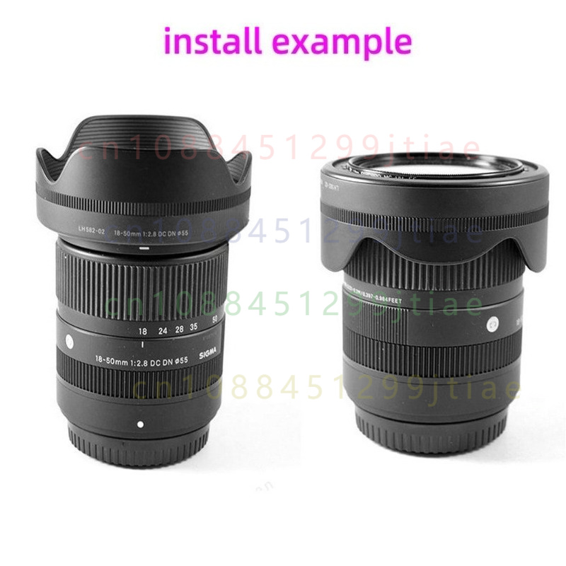 55 มม. ฝาครอบเลนส์กล้องแบบกลีบ - Lens Hood Petal บทวิจารณ์และราคา