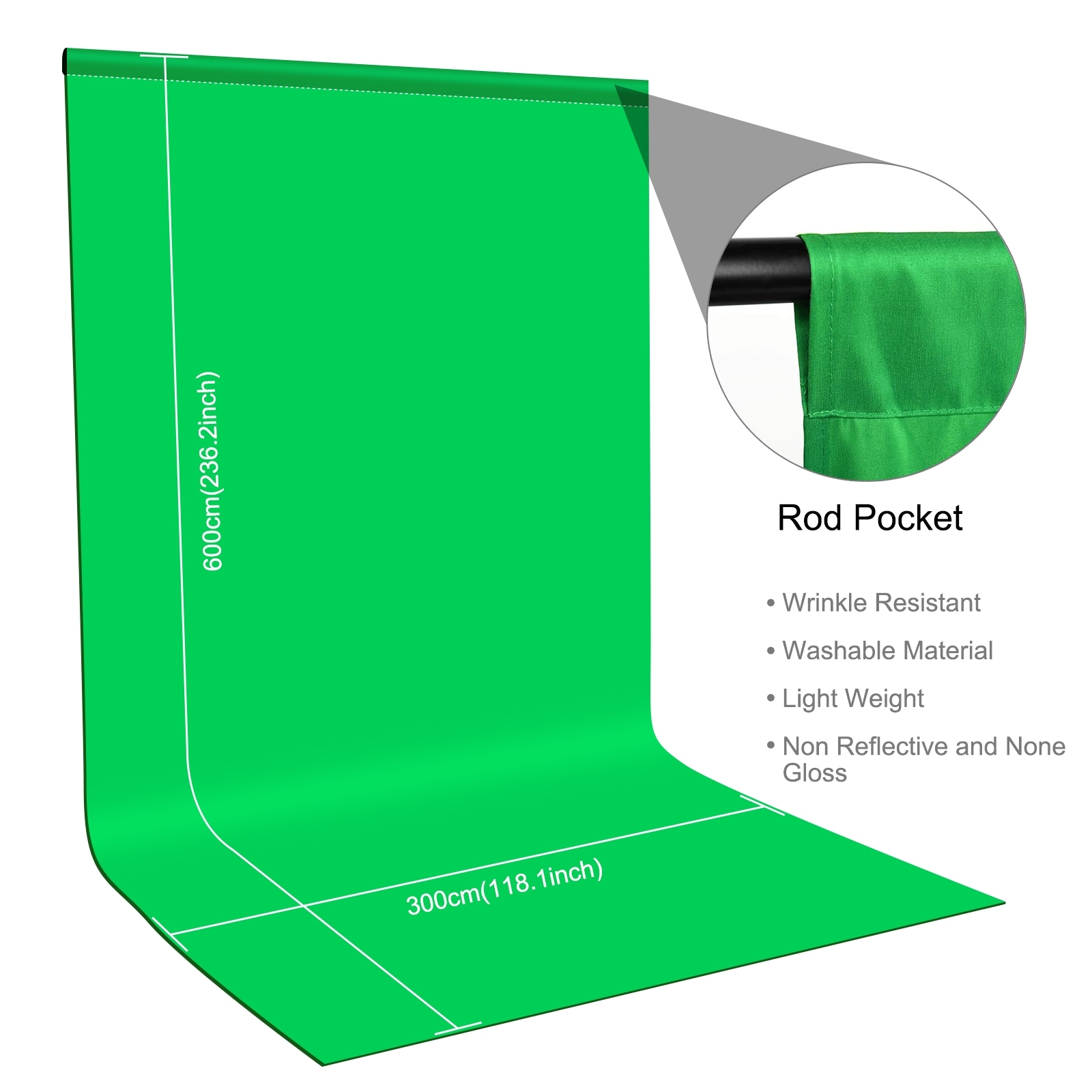 PULUZ 3M X 2M 2M X 2M 1M X 2M  - Photography Backdrop Muslin บทวิจารณ์และราคา