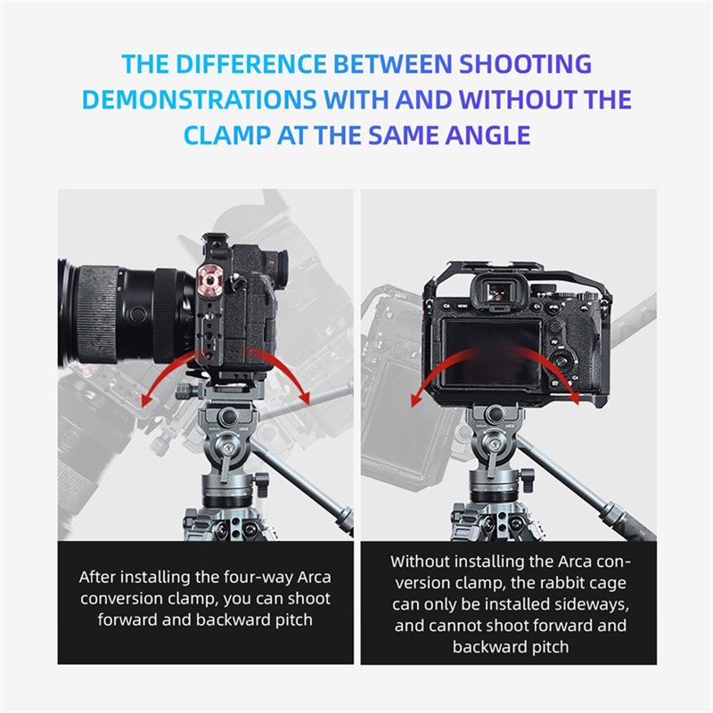 AED7-4-Way Arca Clamp Quick Re - Camera Tripod Carbon บทวิจารณ์และราคา