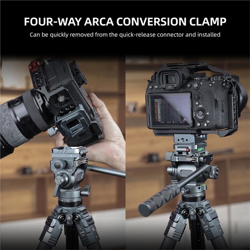 AED7-4-Way Arca Clamp Quick Re - Camera Tripod Carbon บทวิจารณ์และราคา