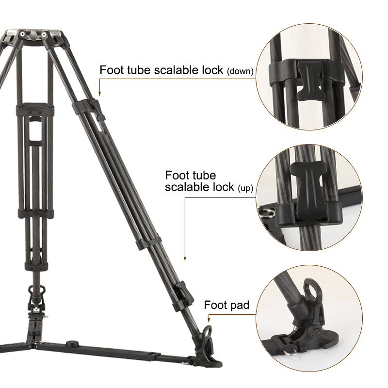 ขาตั้งกล้องคาร์บอนไฟเบอร์แบบมื - Camera Tripod Carbon บทวิจารณ์และราคา