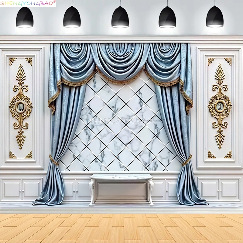 ฉากหลังถ่ายภาพผนังภายในและพื้น - Photography Backdrop Muslin บทวิจารณ์และราคา