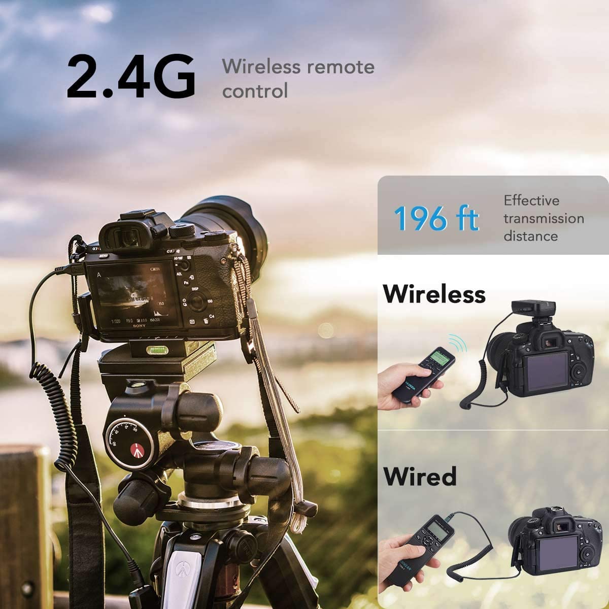 AODELAN ไร้สายจับเวลากล้องรีโม - Nikon Camera D3500 บทวิจารณ์และราคา