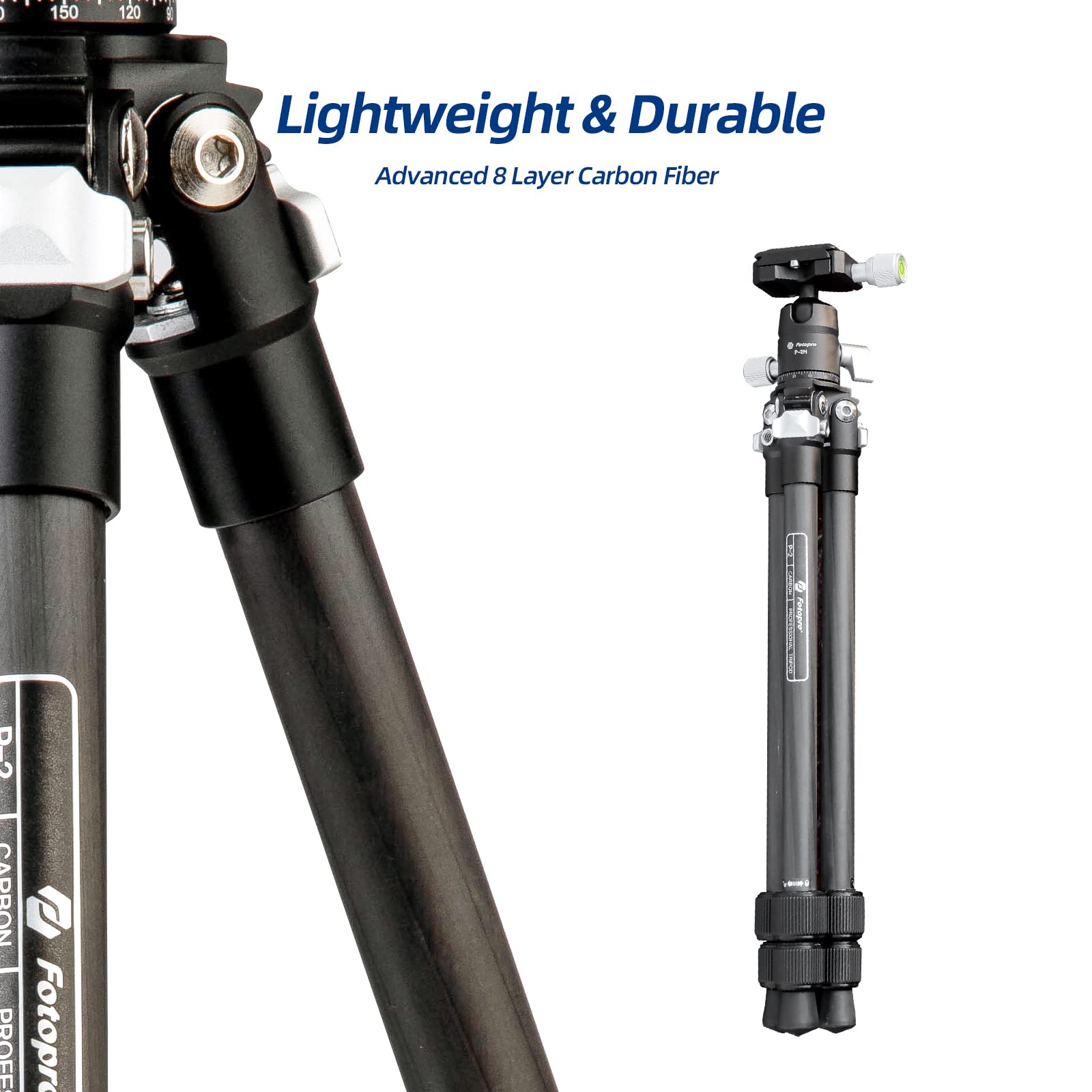 Fotorpro 71 ซม.น้ําหนักเบาขาตั - Camera Tripod Carbon บทวิจารณ์และราคา