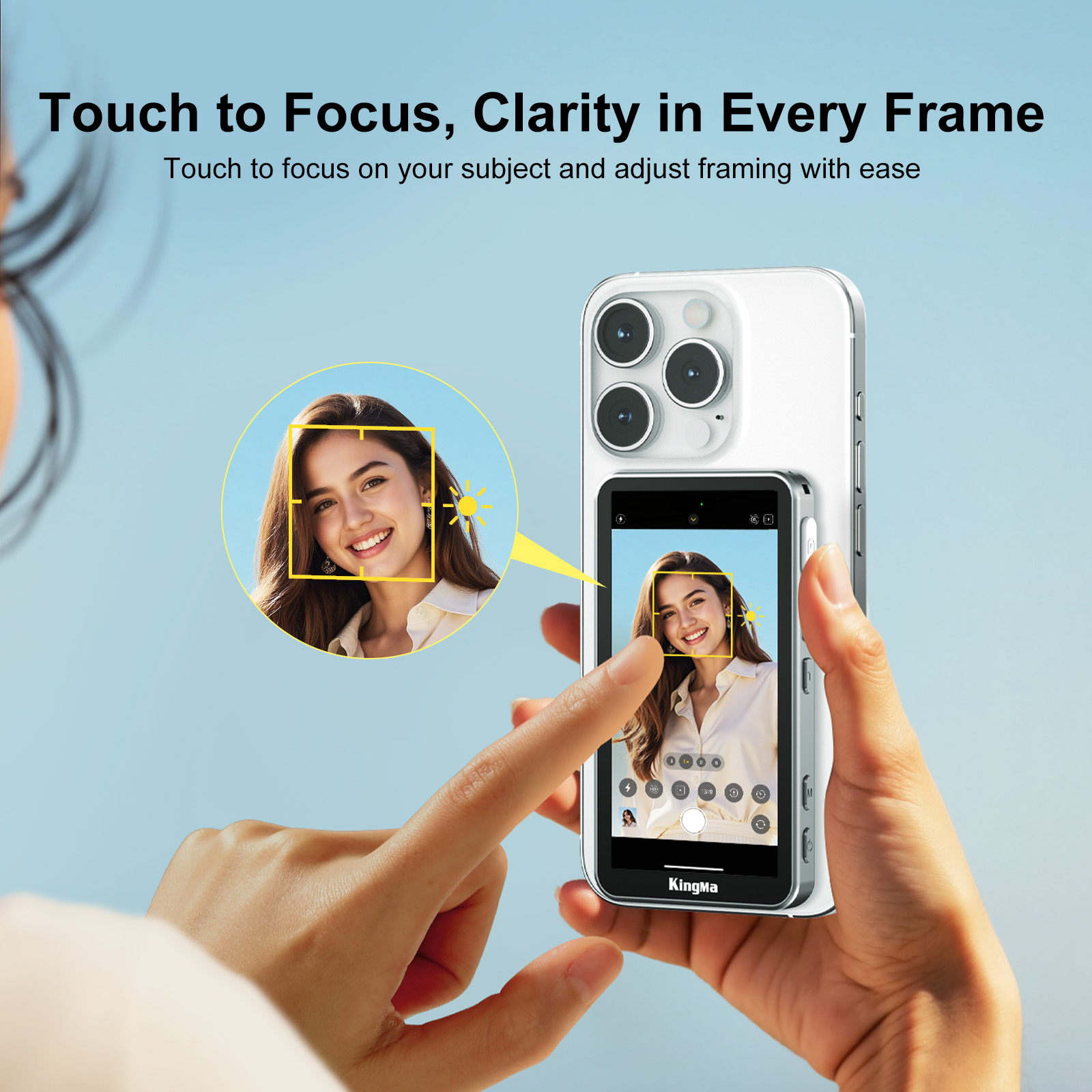 จอภาพเซลฟี่ Vlog สำหรับโทรศัพท - Photography Zoom บทวิจารณ์และราคา