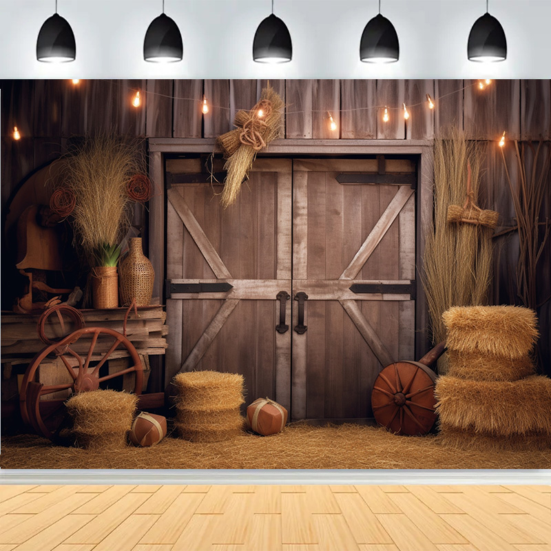 Western คาวบอย Charm ของชนบท R - Photography Backdrop Muslin บทวิจารณ์และราคา