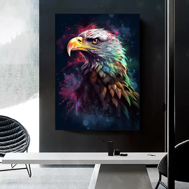 สีน้ําสิงโตเสือลิงนกฮูกสัตว์ภา - Photography Duck บทวิจารณ์และราคา